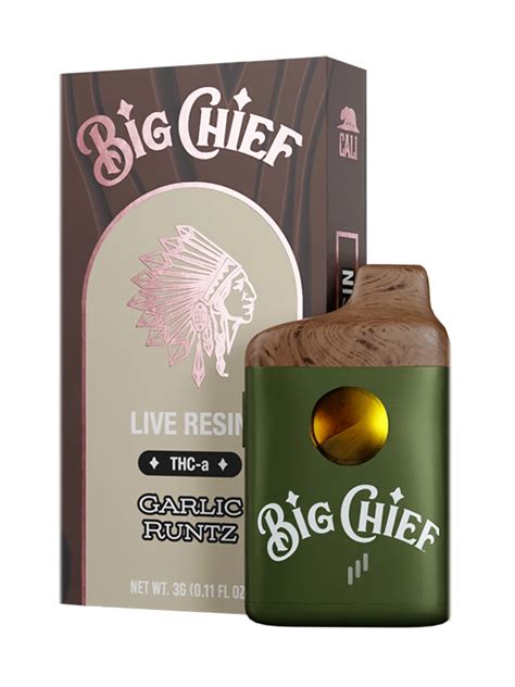 Buy Big Chief Vape Garlic Runtz Hybrid Live Resin Thc A G