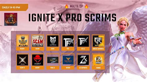 Ignite X Pro Scrims Daily Paid Scrims Bgmi Live Scrims Bgmi