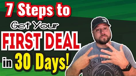 7 Steps To Get Your First Deal In 30 Days Wholesaling Real Estate