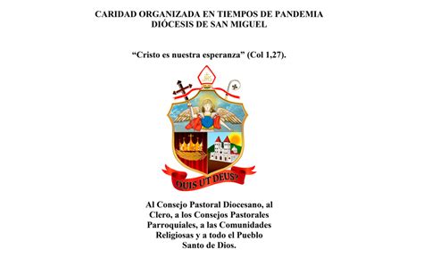 Caridad Organizada En Tiempos De Pandemia Di Cesis De San Miguel