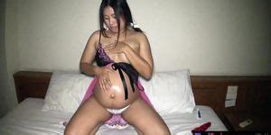 THAI SWINGER Months Pregnant Asian Amateur Pat Gets Her Wet Preggo Pussy Fucked Tnaflix