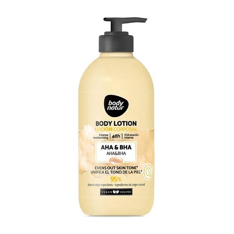 BODY NATUR Лосьон для тела с AHA, BHA кислотами Body Lotion Aha&BHA ...