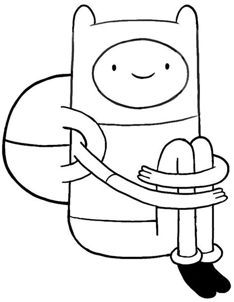 How To Draw Finn From Adventure Time With Simple Step By Step Drawing