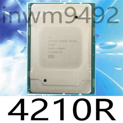INTEL XEON SILVER 4210R SRG24 10 CORE 2.4GHZ 100W CPU PROCESSOR | eBay