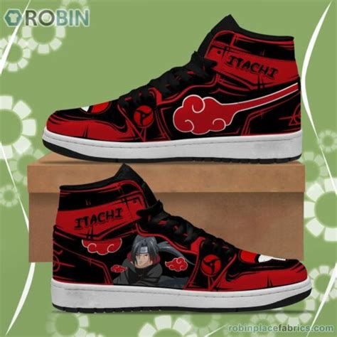 Naruto Akatsuki JD Sneakers Itachi Uchiha Custom Anime Shoes