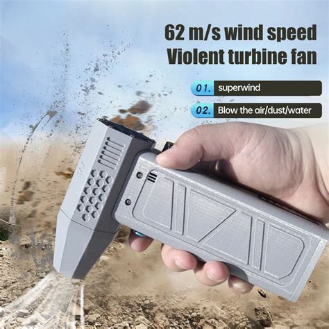 140000RPM Mini Turbo Jet Fan Brushless Motor Handheld Duct Fan 52M S