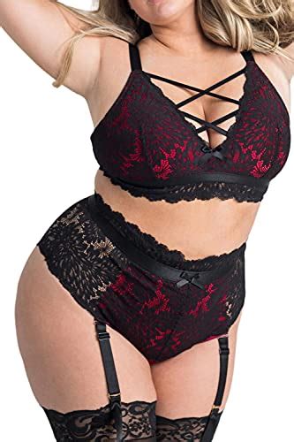 Evelust Ensemble De Lingerie Grande Taille Pour Femme Sexy De Luxe Avec