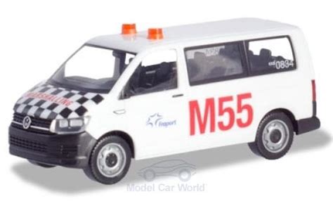 Coche Miniatura Volkswagen T6 1 87 Herpa Multivan Fraport Marshalling