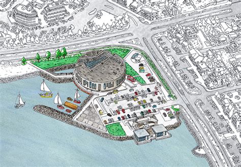 akureyri illustrated map  behance