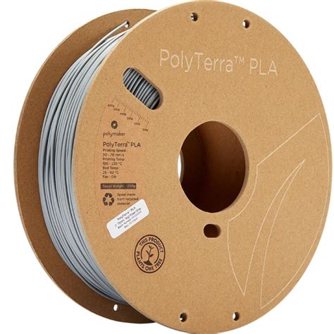 Polymaker Polyterra Pla Gris Fossile Fossil Grey Mm