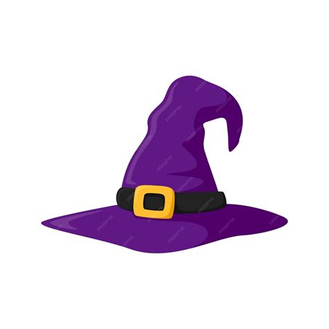 Premium Vector Wizard Hat Isolated On White Background