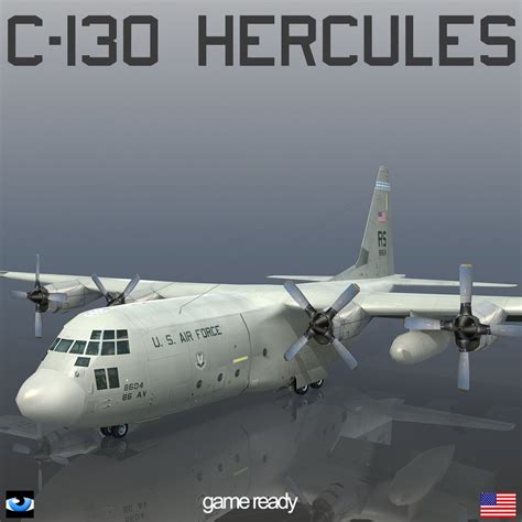 Lockheed C 130 Hercules V12 Israel 3d Model 99 3ds Unknown Dae