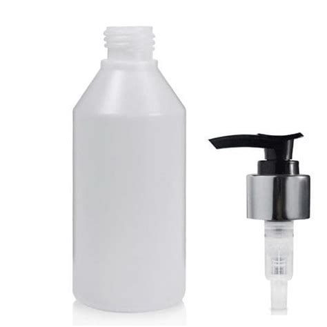 200ml HDPE Bottle Gloss Lotion Pump Ampulla Ltd 0161 367 1414