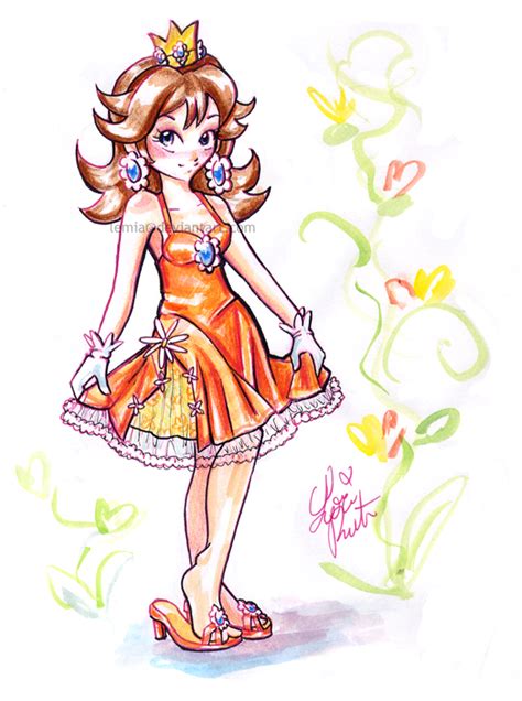 Party Dress Daisy by LemiaCrescent on DeviantArt