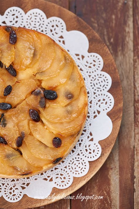 dailydelicious thai apple upside  cake dairy