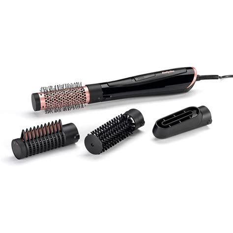 Babyliss Perfect Finish Hot Air Brush With Multiple Attachments Watts Black
