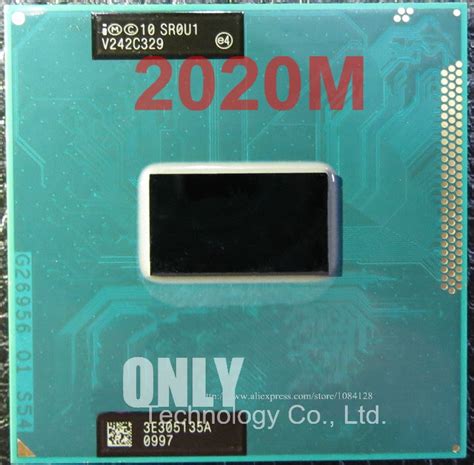 free shipping Dual Core Mobile cpu 2020M 2.4GHz L3 2M Socket G2 ...