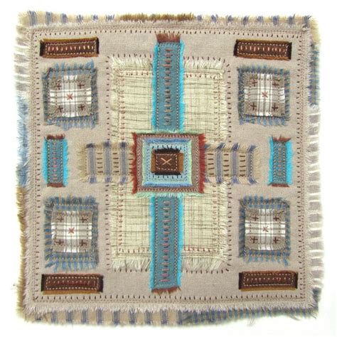 Лоскутные миниатюры - салфетки из лоскутков