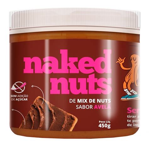 Pasta de Mix de Nuts Sabor Avelã 450g Naked Nuts Shopee Brasil