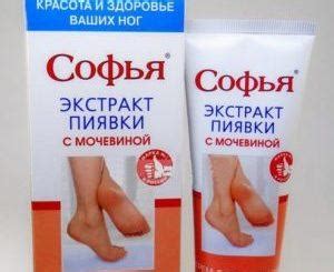 Крем для ног Софья с пиявками: отзывы и инструкция по применению