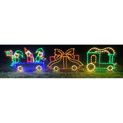 The Holiday Aisle® Christmas Train Lighted Display | Wayfair