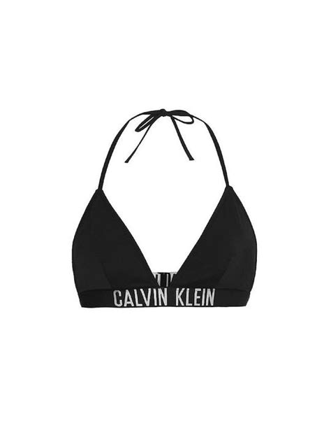 Calvin Klein Bikini Τριγωνάκι με Ενίσχυση Μαύρο KW0KW01824 BEH Skroutz gr