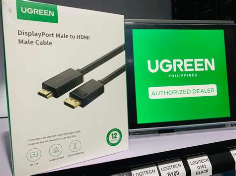 Original Ugreen Display Port Male To Hdmi Male Cable 15m Dp101 10239 Computers And Tech Parts