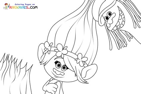 Trolls Band Together Coloring Pages