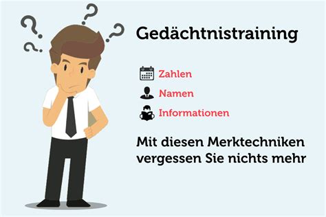 Gedächtnistraining besten Merk und Mnemotechniken Merken