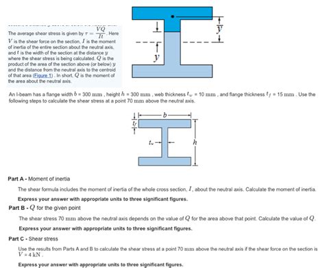 Solved VQ The Average Shear Stress Is Given By T SolutionInn