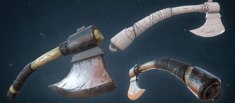 Battle Axe Weapon Gallery For Concept Art Inspiration