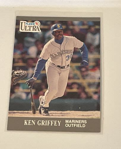 Fleer Ultra Baseball Card Ken Griffey Jr Seattle Mariners