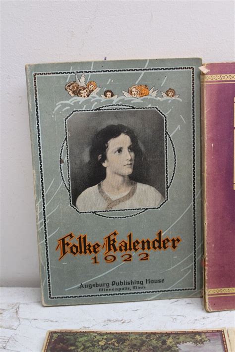 Folke-Kalender Book Norwegian Augsburg Publishing House Minneapolis MN ...