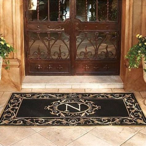 Monogram Front Door Mat | AdinaPorter