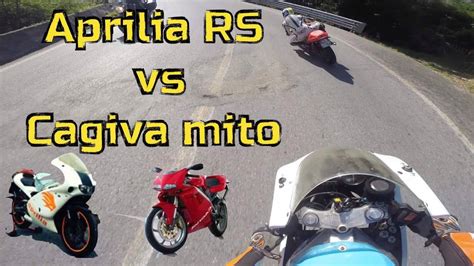 Aprilia RS 125 VS Cagiva Mito Salita Del Col Di Nava YouTube