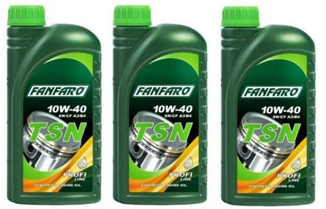 FANFARO TSN 10W40 A3 B4 HC Synthetic Engine Oil 505 00 229 1 EBay