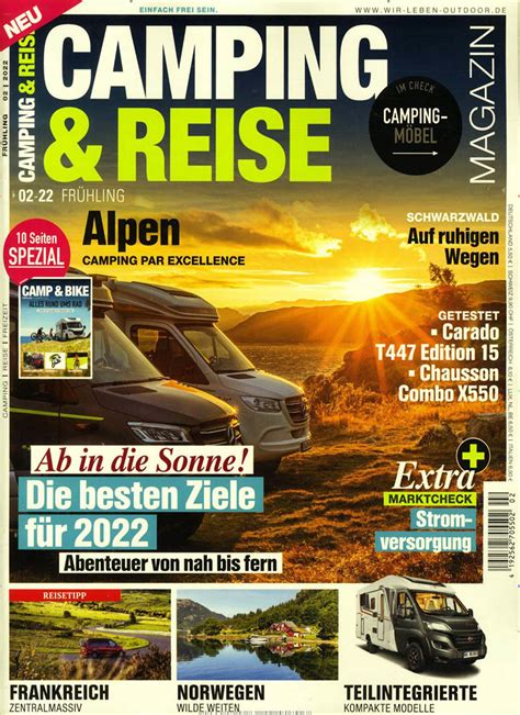 Camping Reise Magazin Abo 35 Rabatt Auf Mini Und Geschenkabo