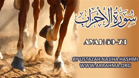 Live Tafsir Of Surah Al Ahzaab Ayah Part By Ustazah Najiha