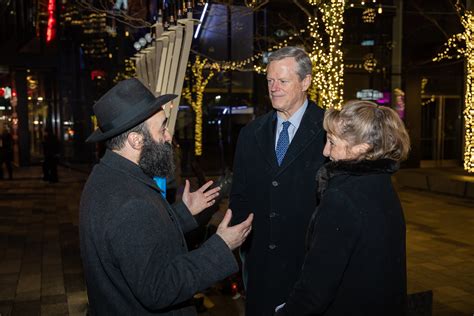 Governor Baker Celebrates Hanukkah With Chabad Of Downtown Flickr