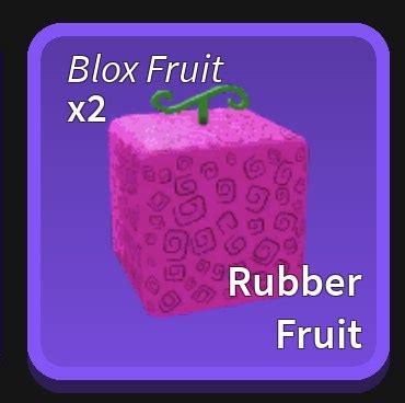 Rubber (Blox Fruits) (Roblox), Video Gaming, Gaming Accessories, In ...