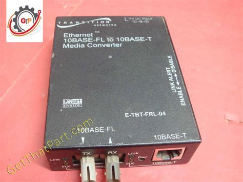 Transition Networks Ethernet B Tx To Fx Bridging Media Converter