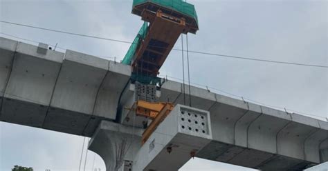 Pune Metro Line 3s Platform Pier Arm PPA Construction Starts On