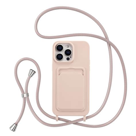 Ztofera Crossbody Lanyard Case For Iphone Pro Max With Card Holder