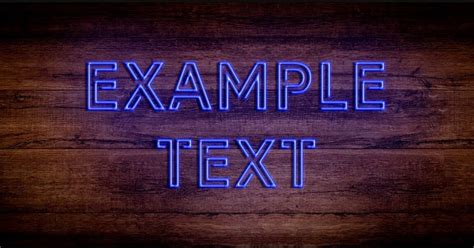 How To Create Neon Text In Photoshop Brendan Williams Creative