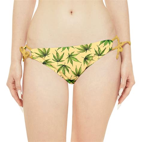 Weed Bikini Bottom Leaf Bikini Bottom Weed Cannabis Etsy