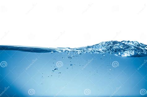 Splash Of Clear Blue Water On White Background Stock Image Image Of