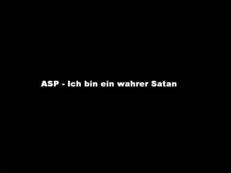 Asp Ich Bin Ein Wahrer Satan YouTube