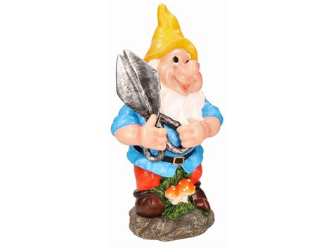 Krasnal Ogrodowy Skrzat Figurka Do Ogrodu Figurki Ogrodowe Xxl 43cm