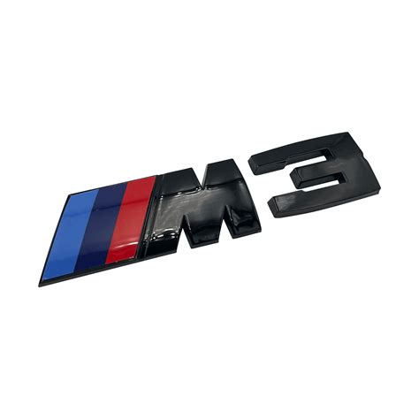 Black BMW M3 Emblem Badge - Driverse.dk