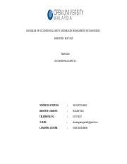 Lab Report Docx BACHELOR OF OCCUPATIONAL SAFETY AND HEALTH MANAGEMENT